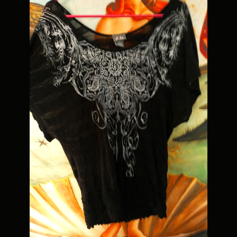 BREEZY GOTH BIKER SHIRT